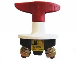 CORMAR Desconectador Unipolar Rojo/Blanco 12/24/48V 150Ah (IP65)