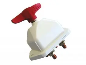 CORMAR Desconectador Bipolar Circ. Aux.SM Blanco 12/24/48V 250Ah (IP65)