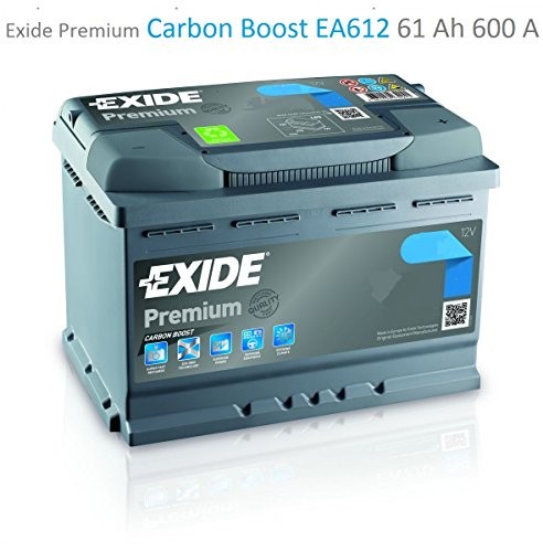 [EA612] EXIDE Premium Battery 12V 61Ah 600A(EN) (175x242x175mm)