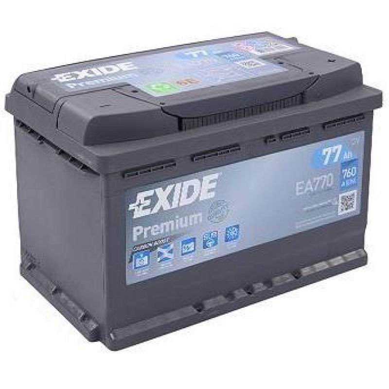 [EA770] EXIDE Premium Battery 12V 77Ah 760A(CCA) (190x175x278mm)