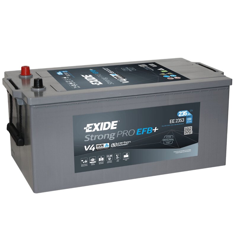 EXIDE EFB Strong Pro Battery 12V 235Ah 1200A(CCA) (518x274x240mm)