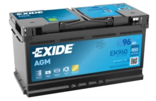[EK960] EXIDE AGM Battery 96Ah 12V 850A(EN) (353x175x190mm)