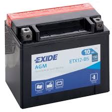 EXIDE AGM Motorbike Battery 12V 10Ah 150A(EN) (150x90x130) 