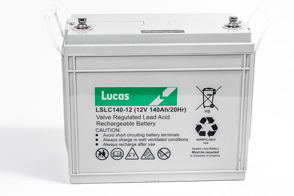 LUCAS VRLA CYCLIC Battery 12V 140Ah (342x172x280mm)