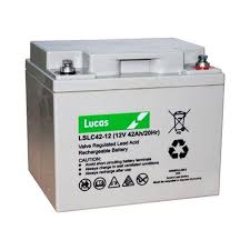 LUCAS VRLA Cyclic Battery AGM 12V 42Ah (197x165x170mm)