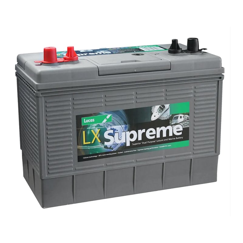 [LX27MF] LUCAS Sealed Leisure & Marine Range Battery 12V 100Ah 720(EN) (302x172x220mm)