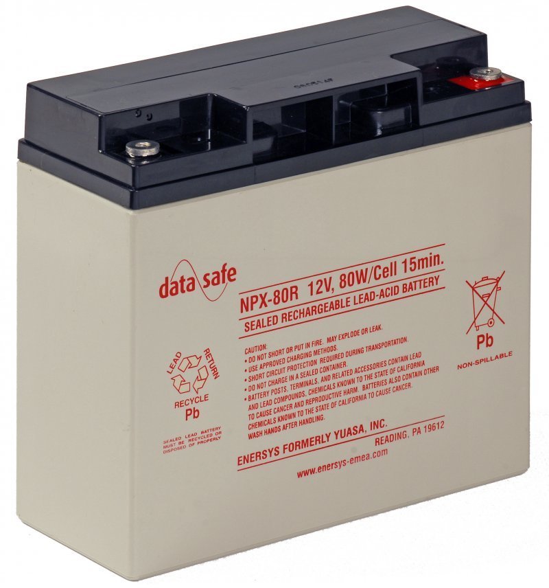 [NPX80-12] ENERSYS Battery DataSafe 12V 20Ah 80W/Cell (181x76x167mm)