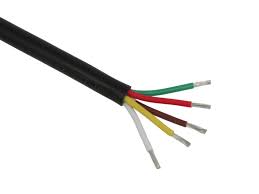 [TW05/02.100] AUTOMARINE Thin Wall 5 Core 0.75mm²  Low Voltage Cable (5X0.75mm) Black (100M) REEL