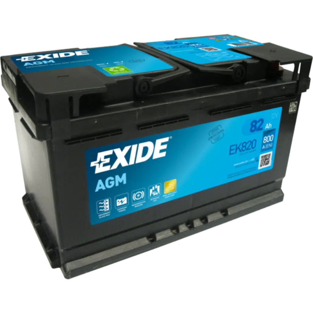 EXIDE Micro-Hybrid AGM Battery 80Ah 12V 800A(EN) (315x175x190mm)