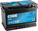 EXIDE Micro-Hybrid AGM Battery 72Ah 12V 760A(CCA) (190x278x175mm)