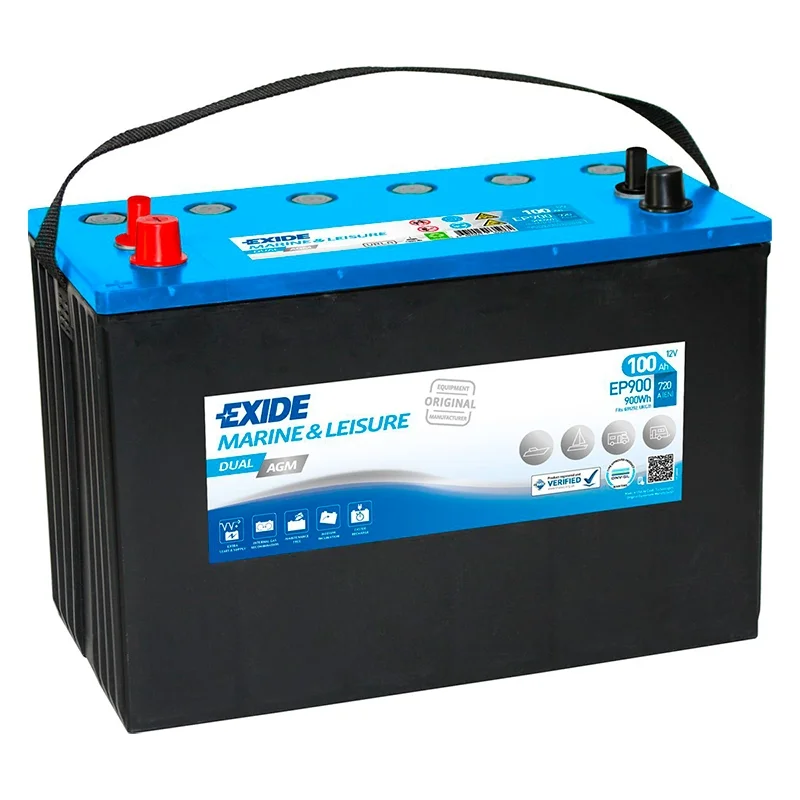 EXIDE Marine & Leisure Battery 12V 100Ah 800CCA(A) Dual AGM (330x173x240)