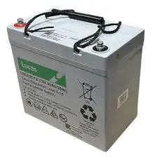 [LSLC55] LUCAS VRLA Cyclic Battery AGM 12V 55Ah (229x138x210mm)