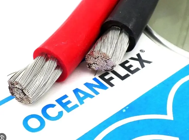 AMC Oceanflex Tinned Battery/ Extra Flexible Cable 120mm² Black (1x120mm²) (50M) REEL